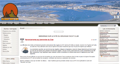 Desktop Screenshot of gruissan-yacht-club.fr