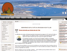 Tablet Screenshot of gruissan-yacht-club.fr
